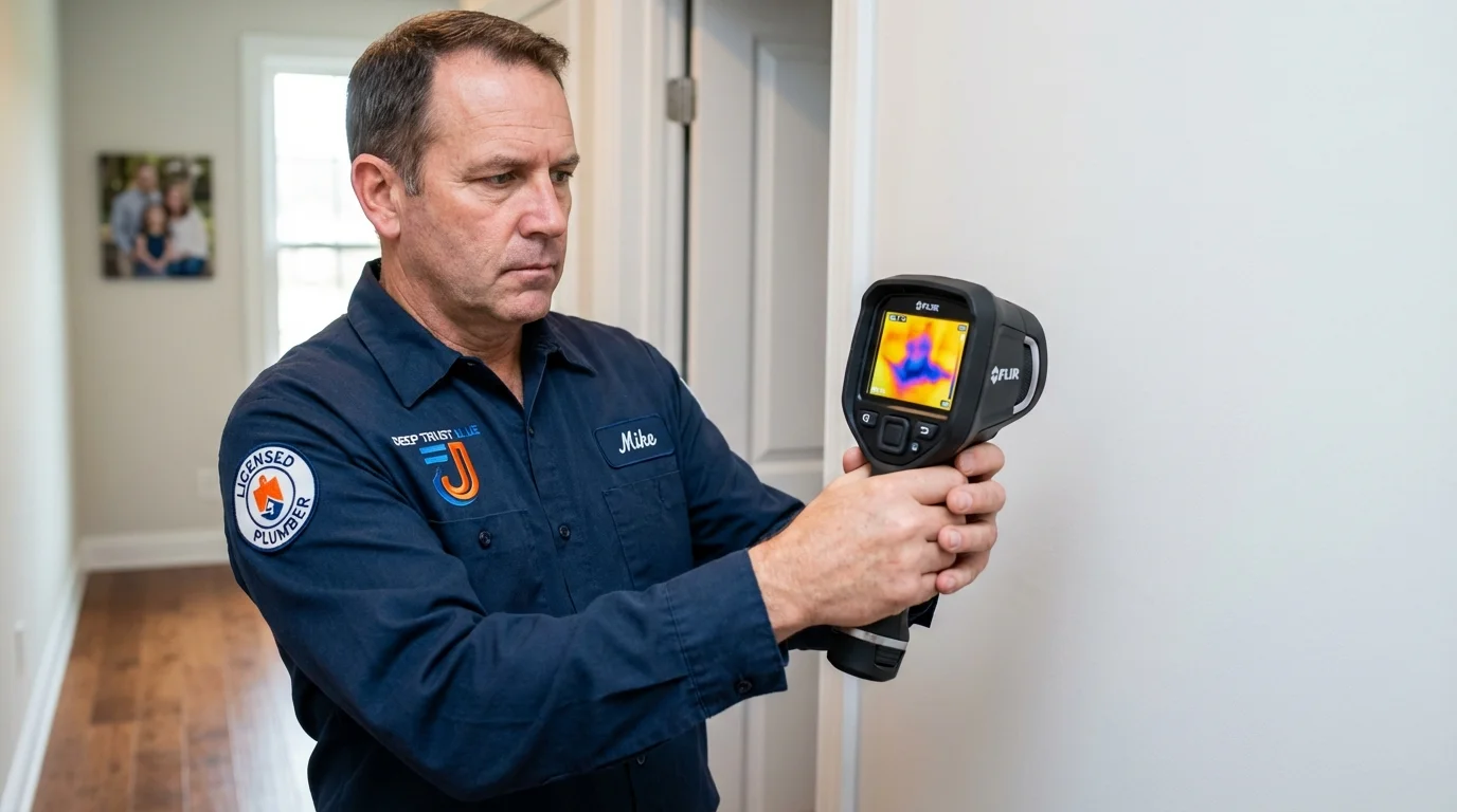 Thermal imaging leak detection by Johns Plumbing LLC in San Marcos